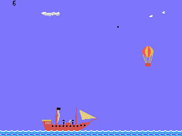 Landing on the pirate ship